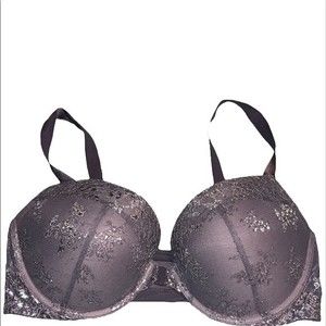 Victoria’s Secret Very Sexy Push Up black with silver floral
